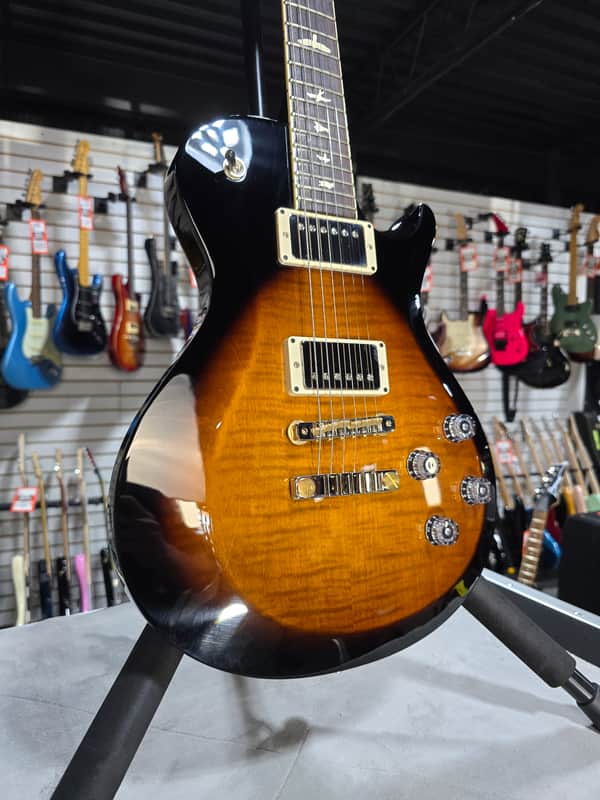 PRS S2 Singlecut McCarty 594 Electric Guitar - Black Amber w/Gig Bag & PLEK*D #200