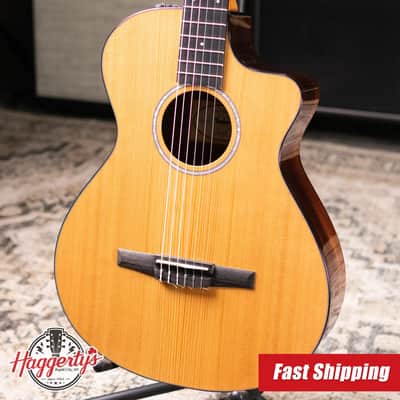 Taylor 212ce-N Plus Nylon Grand Concert Acoustic/Electric Guitar with Aerocase image 1