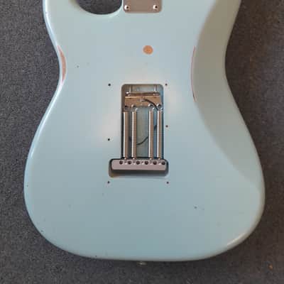 Fender Vintera Road Worn Stratocaster 2021 - Sonic Blue with Humbucker image 6