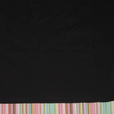 new (old stock) A+ shape with paper hang-tag & clear plastic packaging genuine Fender American Original Whammy Short Sleeve T-Shirt, Size Medium (M), part # (p/n): 9123013025, SHIRT: Black 100% Cotton / GRAPHIC: White, Gray, Silver image 11