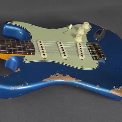 Fender Custom Shop Stratocaster 1964 HREL Lake Placid Blue image 4
