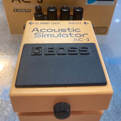 Boss AC-3 Acoustic Simulator (Dark Gray Label) 2006 - Present - Yellow image 1