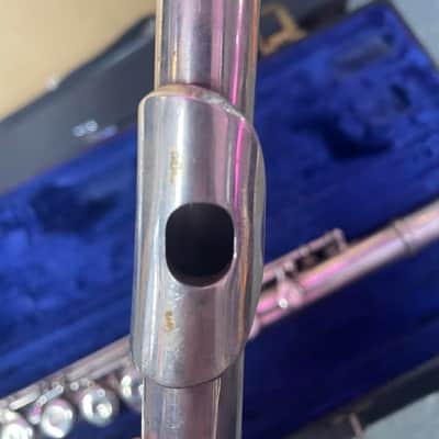 King Cleveland 610 Flute w/ Hard Case Blue Lining (parts/ repairable) image 18