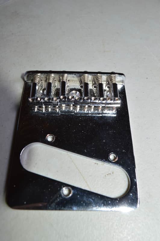 Telecaster bridge with individual saddles-top or rear loader image 1