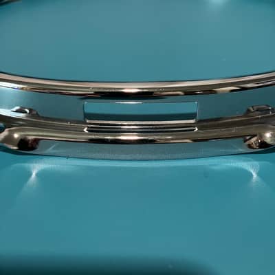 S-Hoop SH1410 10-Lug Drum Hoop - 14" 2010s - Chrome image 3