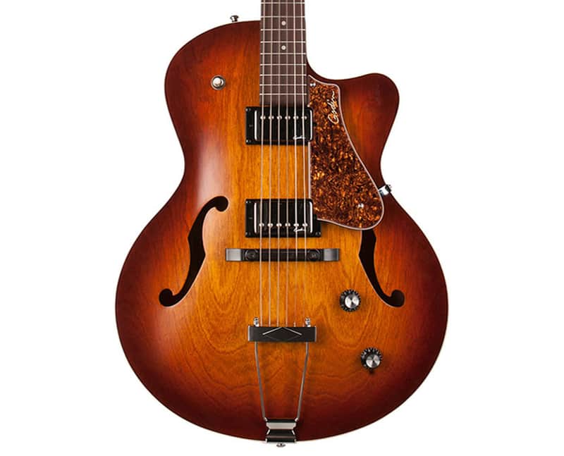Godin 5th Avenue Kingpin Humbucker Hollowbody Guitar - Cognac Burst - Open Box image 1