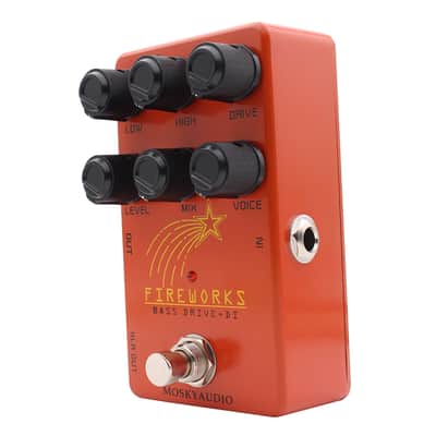 Mosky Audio "FIREWORKS" Bass DRIVE DI FX Pedal Tube Amplifier Emulation Sound Direct Recording Preamp & DI Box True Bypass Fast US Ship image 4