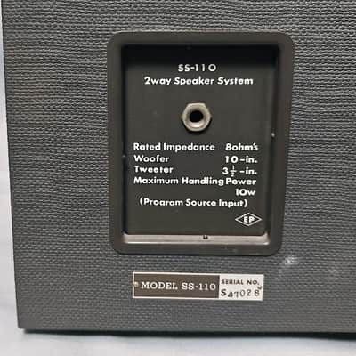 Pair of (2) Vintage Akai SS-110 Alnico 2-Way Speakers 10"Coaxial Efficient Ex Sound - 1960s - JAPAN image 13
