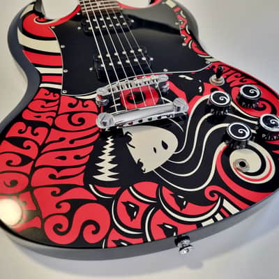 Epiphone Emily the Strange G-310 2005 Ebony with Emily the Strange Graphic image 6