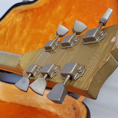 Vintage 1980 Gibson Les Paul Standard *Rare All Silver* USA Folk Art image 23
