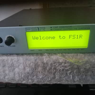 Yamaha FS1R FM & Formant Tone Generator – Collector's example: Pristine Screen, New Battery & Factory Reset, Original Manual and Software