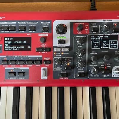 Nord Stage 3 HP76 Hammer Action Portable 76-Key Digital Piano 2017 - Present - Red image 5