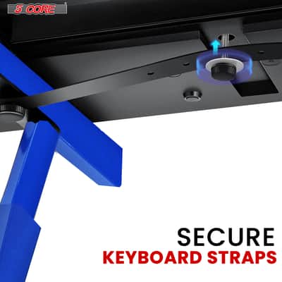 5 Core Keyboard Stand Z Shape Adjustable Foldable Heavy Duty Key Board Piano DJ Controller Stands image 8