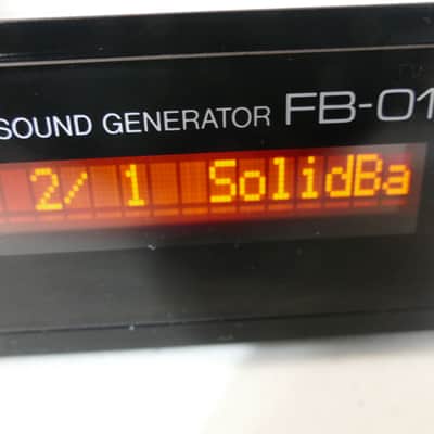 Yamaha FB-01 FM Sound Generator loaded w/ DX100 and DX21 Sounds!