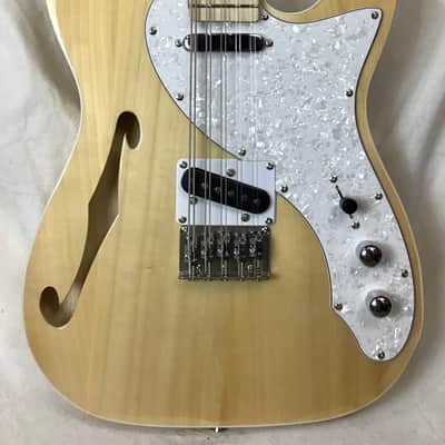 MORTone Semi hollow 10 string electric mandocello / cittern guitar conversion image 3