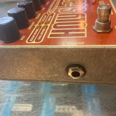 Electro-Harmonix Holy Stain Multi-Effects Pedal: Distortion / Reverb / Pitch / Tremolo 2008 - 2022 - Orange / Red image 3