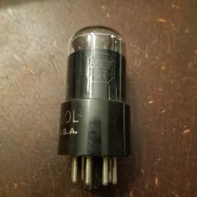 Tung-Sol ONE (1) 6SC7GT dual triode octal tNOS AT1000 TESTED Vacuum Tube black glass Audio 1938-1959 image 1