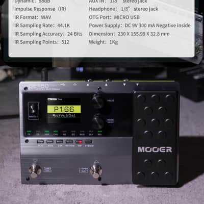MOOER GE150 Electric Guitar Amp Modelling Multi Effects Pedal (Price includes the import duty for US buyer) image 3