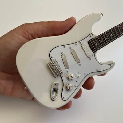 SRV CHARLEY Custom White Lipstick Special Stevie Ray Vaughn Mini Guitar Model image 3