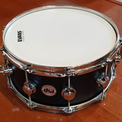 DW Collector's Series Snare Drum Aluminum 6.5x14" 3mm Black image 2
