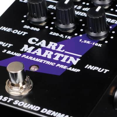Carl Martin 3 Band Parametric Pre-amp image 4