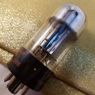 Sylvania 0% perfect Matched Pair (2) 6SN7GTB tNOS AT1000 TESTED Vacuum Tubes T9 Tall glass Chrome top angled T plate dual triode 1956-1957 image 19