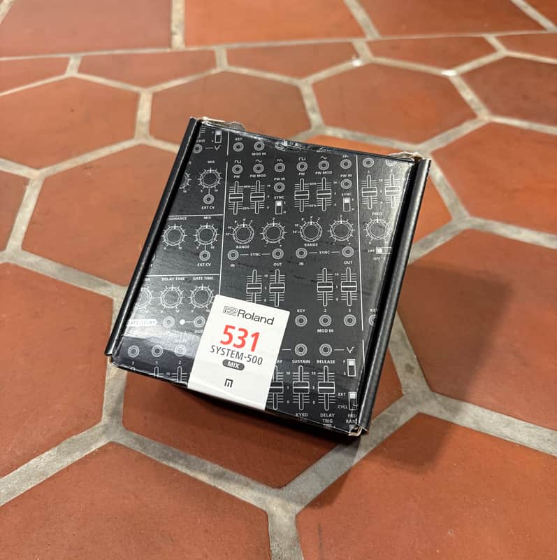 Roland System-500 531 Eurorack Mixer Module 2016 - Present - Black image 1