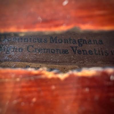 Old Grafted Montagnana Label Violin attributed to Nicholas Vasich 4/4 image 8