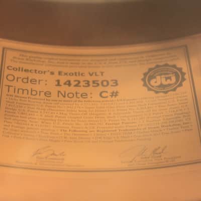 DW Collector's 6.5x14 Maple VLT Snare Exotic Almond Burst over Walnut - New! image 6
