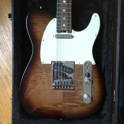 Fender Elite Telecaster - Fender Limited Edition American Elite Telecaster FMT with Ebony Fretboard 2017 - 2018 Black Burst image 8