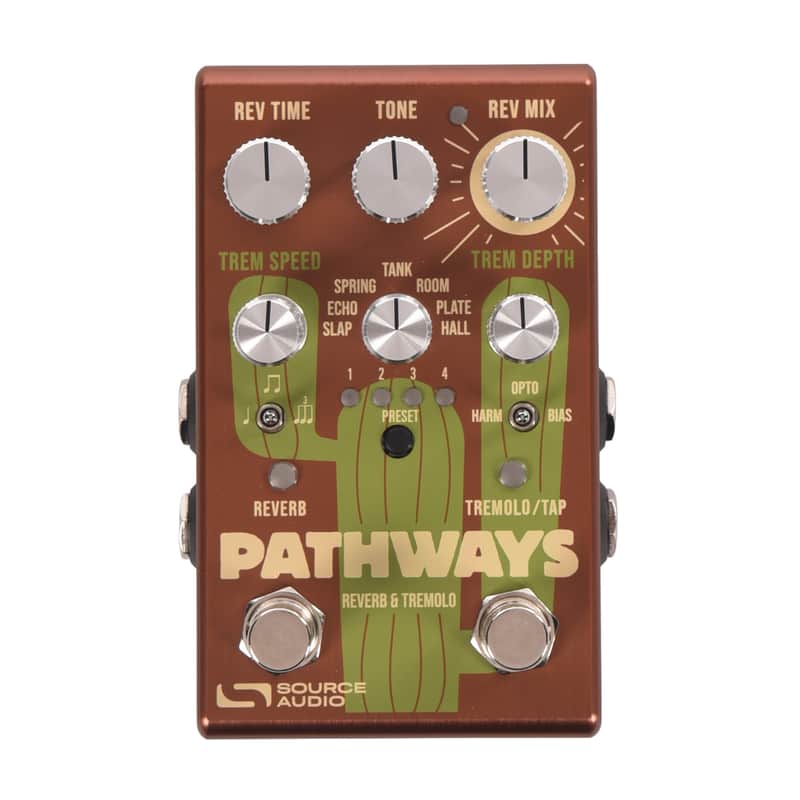 Source Audio SA281 Pathways Reverb & Tremolo Pedal image 1