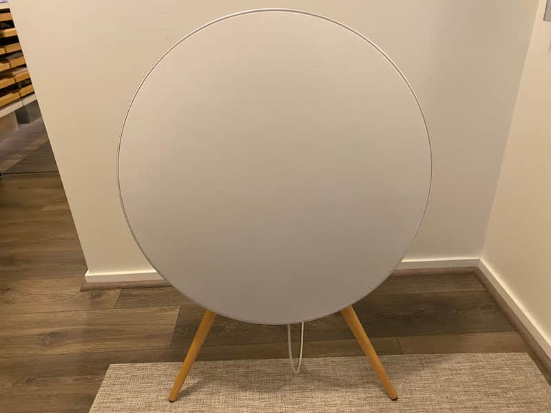 Bang & Olufsen BeoPlay A9 Speaker B&O 1st Gen Beech / White | Reverb