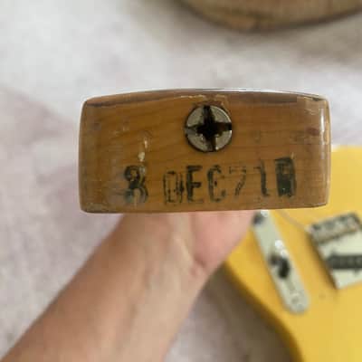 Fender Telecaster 1972  - Butterscotch image 5