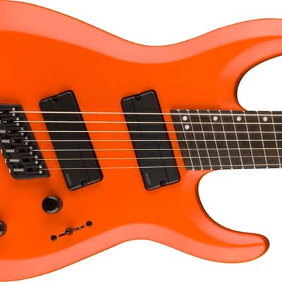 Pre-Order! Jackson Pro Plus Series DK Modern HT7 MS guitar in Satin Orange image 1