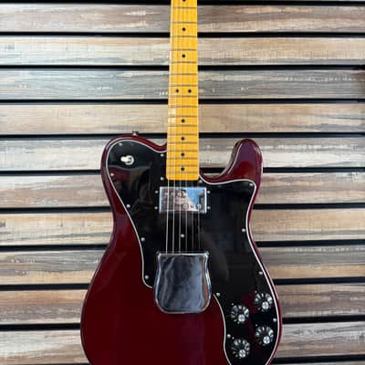 Fender American Vintage II 1977 Telecaster Custom Guitar, Maple Neck, Wine +Case image 1