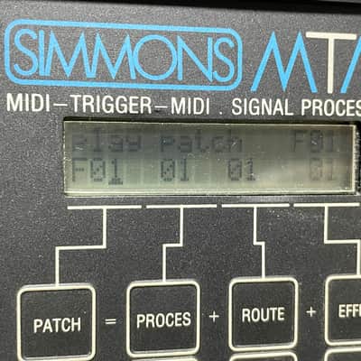 Simmons MTM 8Channel Midi Drum Trigger Converter w/manual image 4