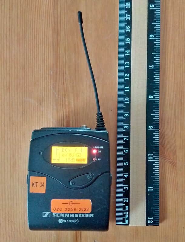 Sennheiser EK100 G3 Diversity Receiver - GB 606-648 MHz (for EW100 G3 System) image 1