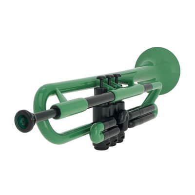 pInstruments PTRUMPET2G Trumpet Lightweight, Ergonomic Grip- Standard, Green image 2