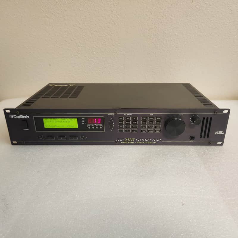 Digitech GSP2101 Guitar Studio Tube Preamp Multi-Effects Processor rackĀ gsp 2101 1990s - Black image 1