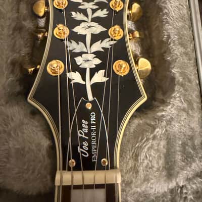 Epiphone Joe Pass Signature Emperor II Pro with Pau Ferro Fretboard 2019 - Vintage Sunburst imagen 3