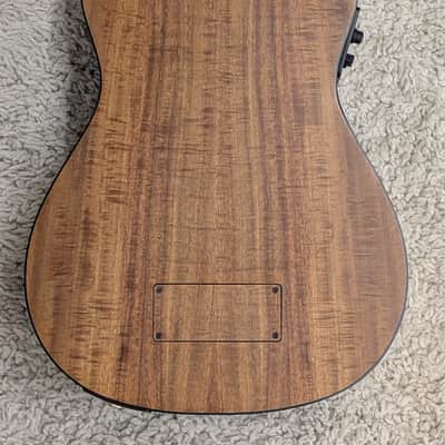 Luna UKE BARI BASS KOA Acoustic Electric 4-String Bari-Bass Ukulele with Gig Bag image 3