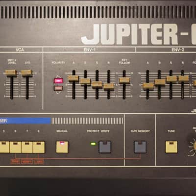 Roland Jupiter 6 61-Key Synthesizer 1983 - 1985 - Black image 9
