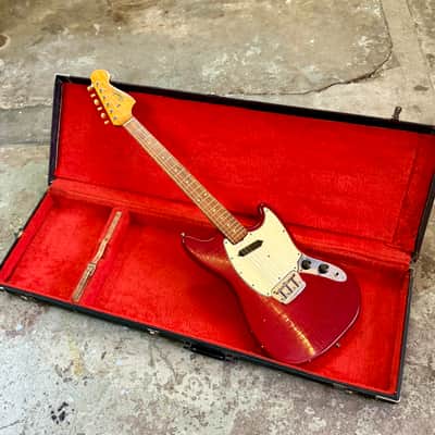 Fender MusicMaster II 1965 - Dakota Red pre CBS L serial original vintage USA image 1