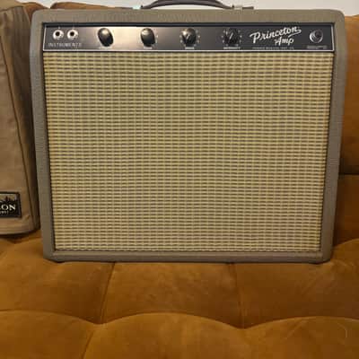 Fender Chris Stapleton Signature '62 Princeton 1x12" 12-Watt Guitar Combo 2019 - Present - Brown Vinyl with Wheat Grille Cloth image 1