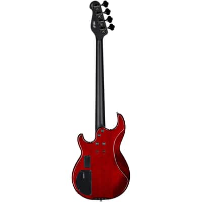 Yamaha BB734A Electric Bass Guitar (with Gig Bag) Fired Red image 4