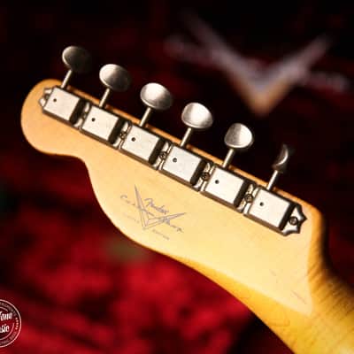 Fender Custom Shop Limited Double Esquire Relic Silver Sparkle & Case & Tags image 17
