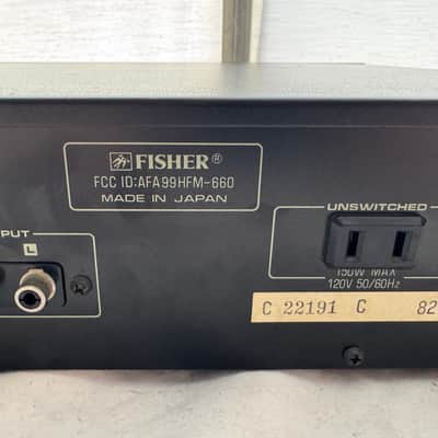 Vintage Fisher Studio Standard FM-660 AM FM Stereo Tuner ~ Tested Works Great image 11