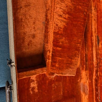 Fender Brown Case 1962 - Brown Tolex - Orange interior image 4