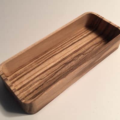 Guilford Zebrawood P-90 Pickup Cover - No pole piece holes - Single Cover - USA image 3