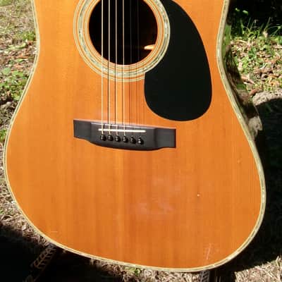 1976 Yairi YW-600 Dreadnought Guitar New Jacaranda + Yairi Hard Case image 2